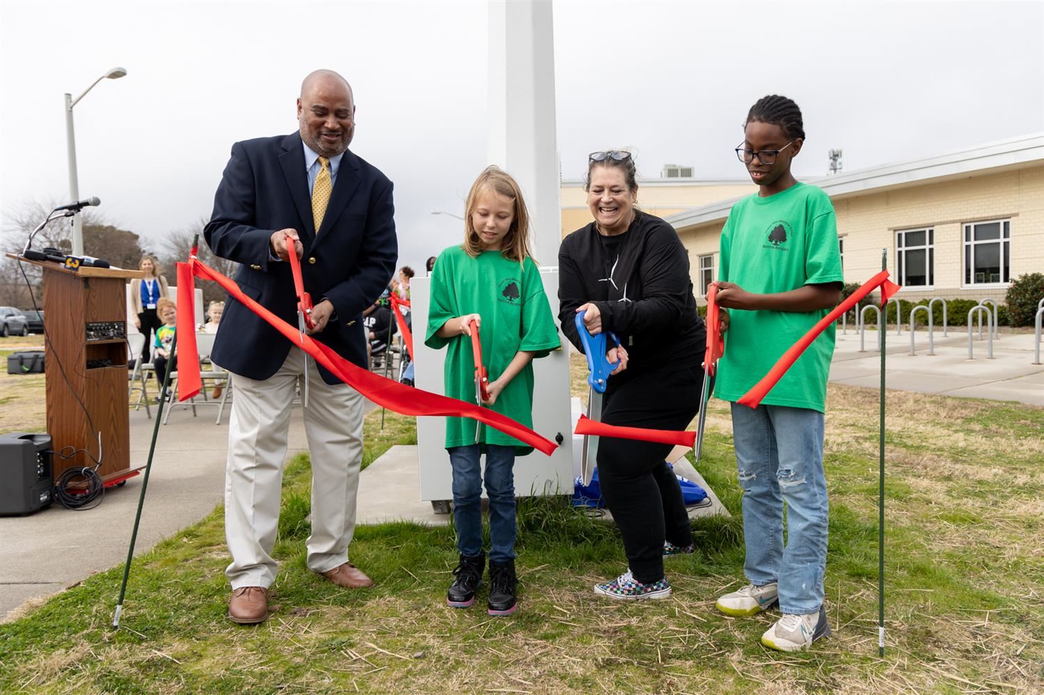  NPS kids, staff, and dominion power